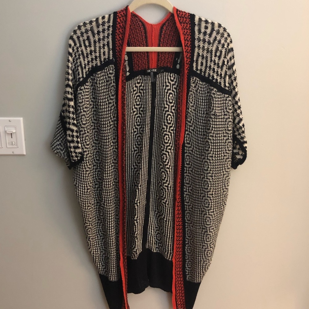 Patterned Cardigan Sweater by Nic + Zoe